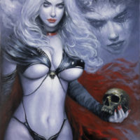 Lady Death painting comics monika timar